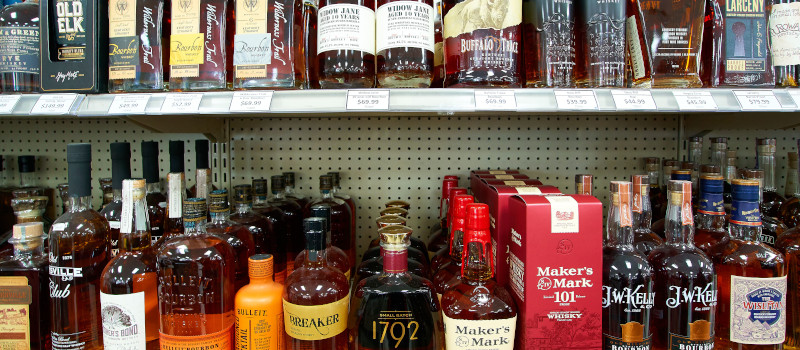 expensisve bourbon bottles